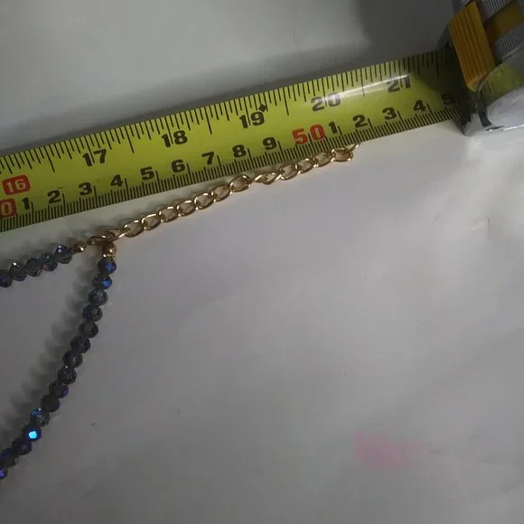 New Eye Candy Los Angeles two strands statement necklace 14 Kt gold plated - Picture 11 of 16